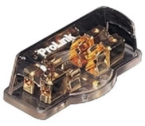 PROLINK - 1 ENTRADA A 2 SALIDAS AGU FUSEBLOCK CON CUBIERTA - Cable calibre 8-10awg # dbf-2 - Imagen 1 de 3