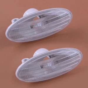 2Pc Couvre Clignotant côté lampe feux d’encombrement Pour Nissan Cube Juke Clear - Bild 1 von 4