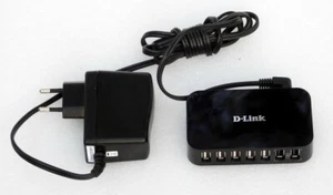 D-LINK MODEL DUB-H7 HIGH SPEED USB 2.0 7-PORT MULTI PURPOSE POWERED HUB - Picture 1 of 6