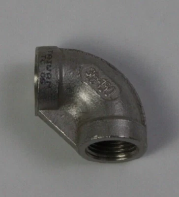 3/8" Stainless Steel Pipe Elbow New - Image 1 of 3