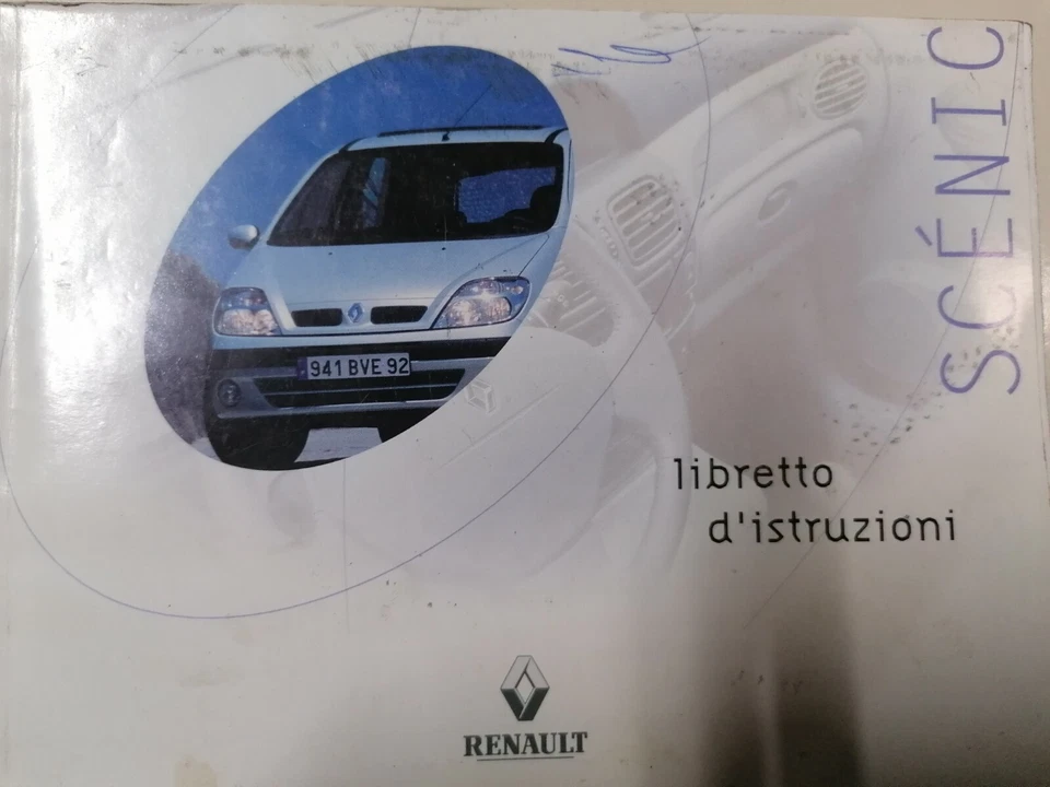 Renault Scenic 2000 libretto istruzioni manuale uso e manutenzione - Immagine 1 di 1