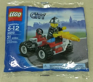 LEGO City 30010 Fire Chief Quad NEW! ATV Vehicle Fireman Nozzle Town - Picture 1 of 4