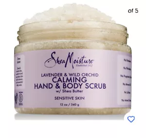 SHEA MOISTURE Lavender Wild Orchid Hand Body Scrub 12oz - Picture 1 of 3