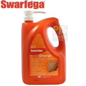 Swarfega Orange 4lt Pumpflasche Polygrain Handreiniger 4l 4ltr Liter SOR4LMP Deb - Bild 1 von 3