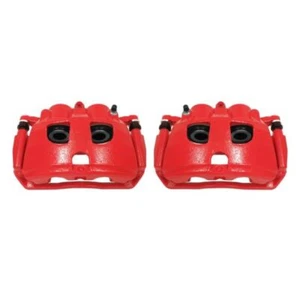 Power Stop Fits 09-10 Dodge Ram 2500 Rear Red Calipers w/Brackets - Pair - Picture 1 of 10