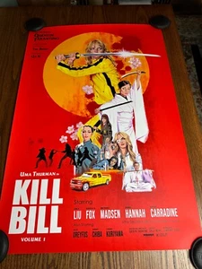 Póster de película limitado raro Paul Mann - Kill Bill Vol 1 impresión artística BNG | Mondo - Imagen 1 de 6