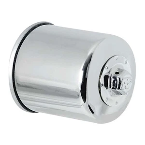 Chrome K&N Oil Filter for Kawasaki Ninja 1000SX 2021-2023 - Picture 1 of 1