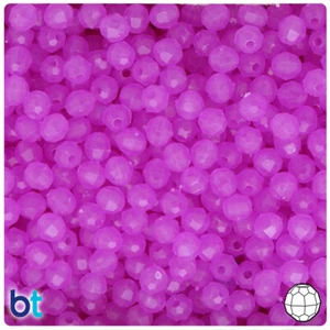 BeadTin Glow 6mm Faceted Round Craft Beads (600pcs) - Color choice - Picture 1 of 9