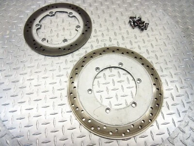 1999 96-99 Honda VT1100 Shadow Ace OEM Front Rear Brake Rotors Discs Bolts Lot - Image 1 of 4