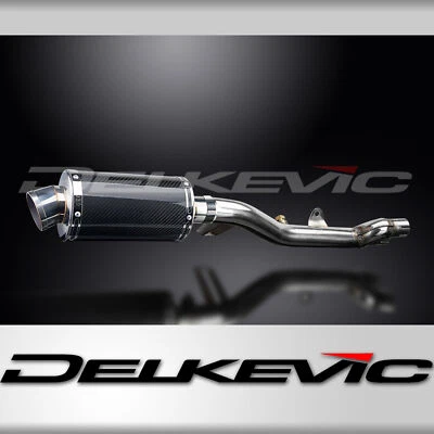 Honda NT700V Deauville 2006-2015 Slip On 9" Oval Carbon Exhaust Muffler Kit - Image 1 of 4