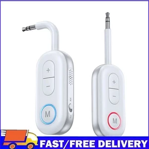 2 In 1 Stereo Music Adapter Airplane Dongle for TV PC Headphone Car Kit Speaker - Afbeelding 1 van 12