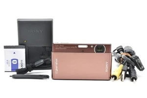 Sony Cyber-shot DSC-T77 Brown Digital Camera w/ Battery Tested Working Japan - Picture 1 of 11