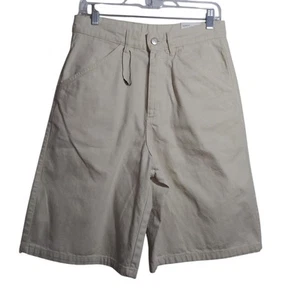 Zara Dnwr Relaxed Fit Long Length Shorts Off-White Size 30 - Picture 1 of 9