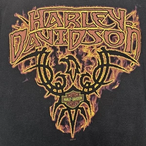 Camiseta Y2K Harley Davidson Singapur Negra Eagle 2XL 2007 - Imagen 1 de 7