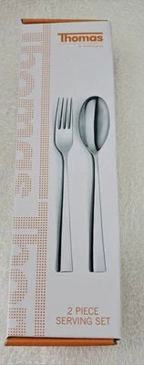 Thomas Servierbesteck Edelstahl, 2 Teile Gabel Löffel, Spülmaschinenfest - Bild 1 von 4