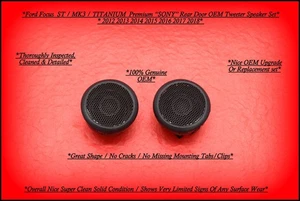 Juego de altavoces tweeter puerta trasera Sony 12-18 Ford Focus ST / MK3 / Titanio OEM - Imagen 1 de 2