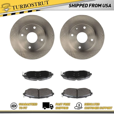 Kit de pastillas de freno rotores de freno delanteros originales para Chevrolet Optra 2004-2010 Foto 1 de 4