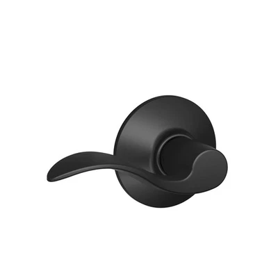 Schlage Accent Classic Matte Black Passage Lever Right or Left Handed - Image 1 of 2