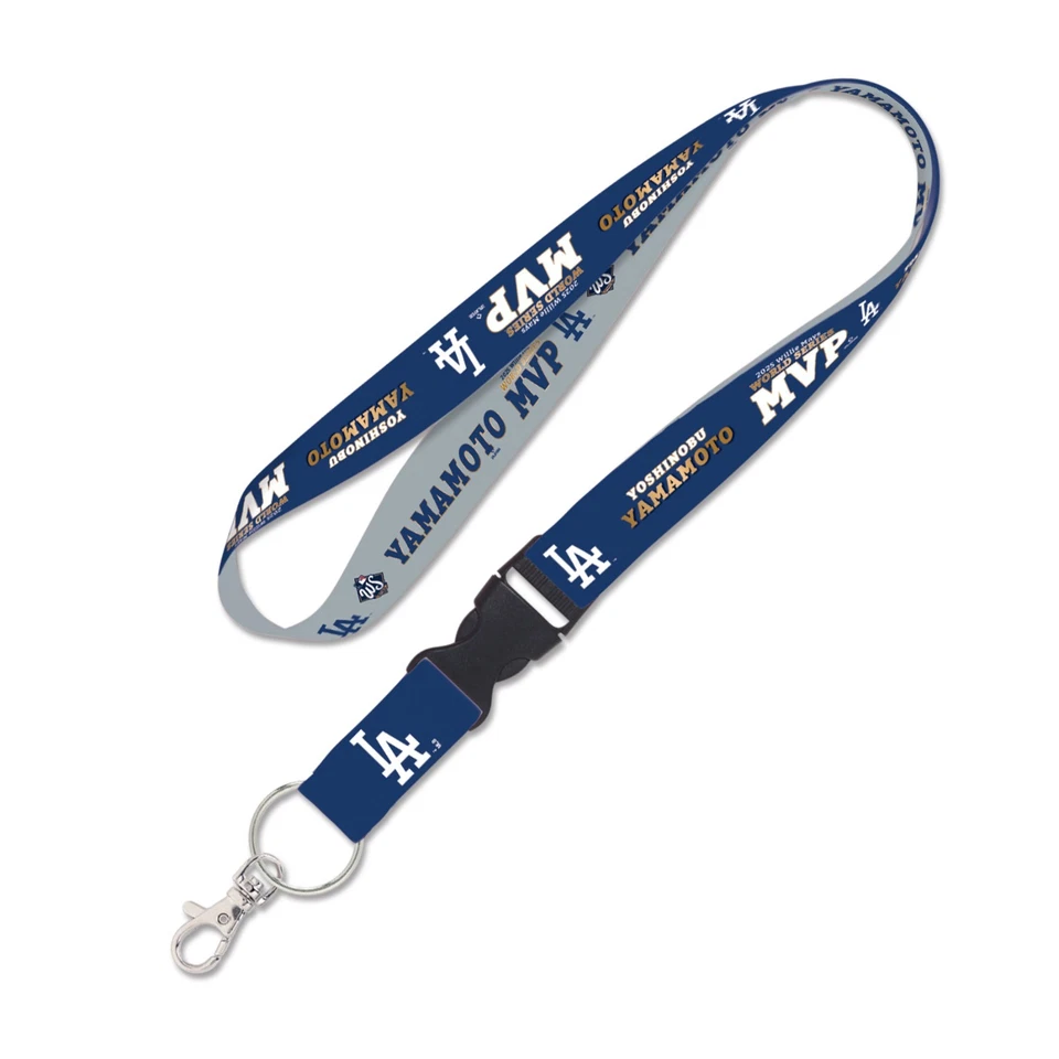 2025 World Series Champions MVP Yoshinobu Yamamoto Lanyard LA Dodgers - Image 1 of 1