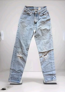 Vintage Levi’s 512 Women’s Slim Fit Tapered Leg Jeans Size 3 Distressed 90's USA - Picture 1 of 16