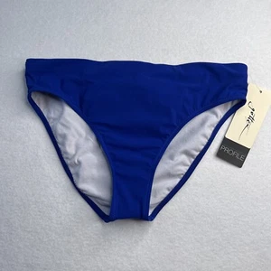 Profile by gottex blue bikini bottom only New With tags size 6 - Picture 1 of 8