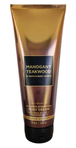 NEW Bath & Body Works Men's Mahogany Teakwood Ultimate Hydration Body Cream 8 oz - Picture 1 of 1