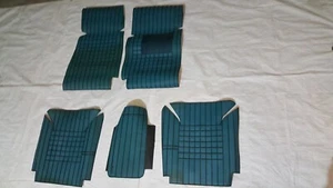 Set Tappeto tappetini auto per Fiat 132 in gomma azzurri auto epoca marca Lampa - Imagen 1 de 24