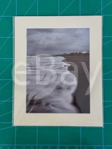 Mounted Print - Ghostly Waters, along Minehead Beach Coastline - Picture 1 of 1