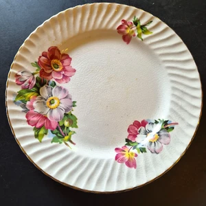 Barratts Delphine Side Cake Plate England Floral Vintage Dinnerware 16.5cm - Picture 1 of 6