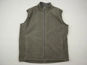 REI Fleece Vest Men XL Gray Full Zip Sleeveless Jacket Pockets Adult Gorpcore - Picture 1 of 7