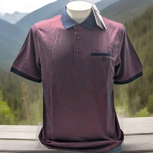 Polo Hajo polo manica corta taglia XXL 56 rosso vinaccia - Foto 1 di 5