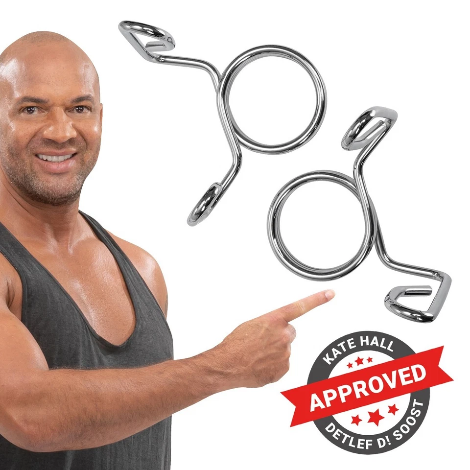 Miweba Sports Federverschluss Hantelverschluss Hantelstangen für ø 50/51mm