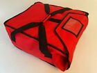 Pizza Delivery Bags Heavy Insulated (Holds 4-5 16' or 18' pizza)Red.