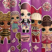 lol doll christmas wrapping paper