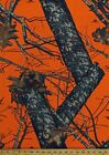 Tissu coton en chêne moussé camouflage léger chasseur orange 58 pouces par cour A508,76