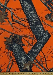 Mossy Oak Camouflage Lightweight Hunter Orange 58" Cotton Fabric by Yard A508.76 - Picture 1 of 1
