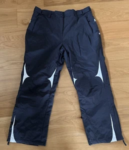 *NEW Mountain Warehouse Womens Ski Trousers Salopettes UK 20 Vail Grey & White - Picture 1 of 4