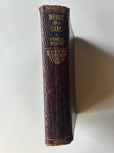 Dombey And Son by Charles Dickens (ca early 1900's (Leather Cover) - Picture 1 of 5