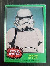 1977 Topps STAR WARS series 4 Green card #247 Soldier of Evil low grade