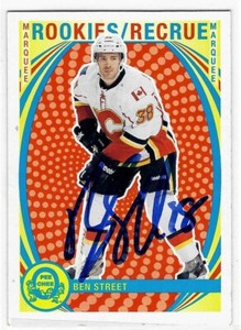 Ben Street Signed 2013/14 O-Pee-Chee Card #530