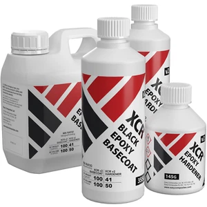 XCR Black Epoxy primer Basecoat resin and hardener kit - Picture 1 of 5