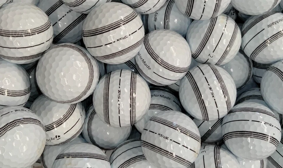 3 Dozen TaylorMade TP5x Stripe Golf Balls - 4A/5A - Image 1 of 1