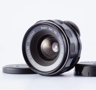 EX Asahi PENTAX Super Takumar 35mm F/3.5 Wide Angle MF Lens From JAPAN - Image 1 of 4
