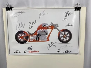 Wyotech Orange County Choppers Custom Built Motorcycle Poster 2011 - Picture 1 of 10