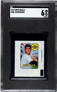 Decalcomanie Topps 1969 CARL YASTRZEMSKI! SOX ROSSO! HOF! Classificato SGC 6 EX-NM! - Foto 1 di 2