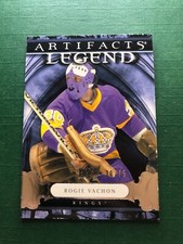2009-10 Upper Deck Artifacts Legend Rogie Vachon #'d /75 Los Angeles Kings