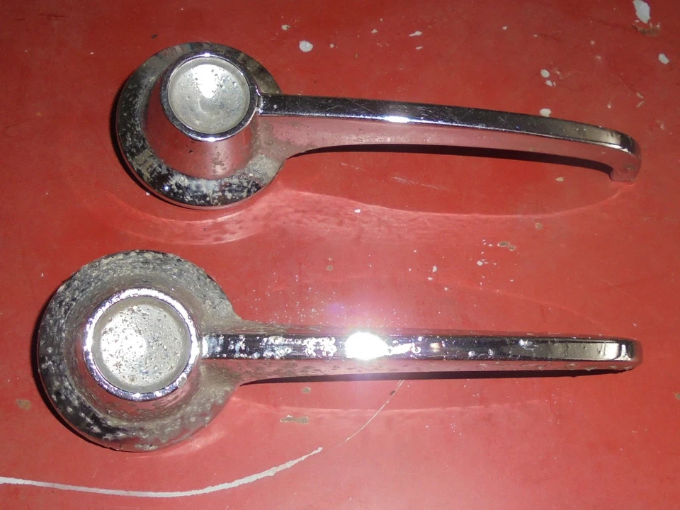 OEM 1964-65 Ford Falcon Ranchero Comet Door Handles RH LH PAIR - Imagem 1 de 1
