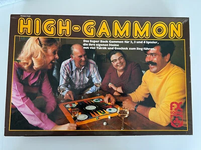 High Gammon Super Backgammon F.X. Schmid 1975 Brettspiel Gesellschaftsspiel  - Bild 1 von 3