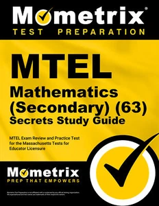 MTEL Mathematics (Secondary) (63) Secrets Study Guide - Picture 1 of 1