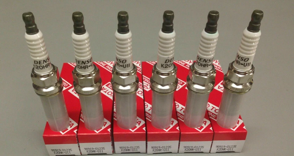 OEM TOYOTA 2003-09 Toyota 4RUNNER & 2005-15 TACOMA V6 4.0L Spark Plugs Set of 6 - Image 1 of 1